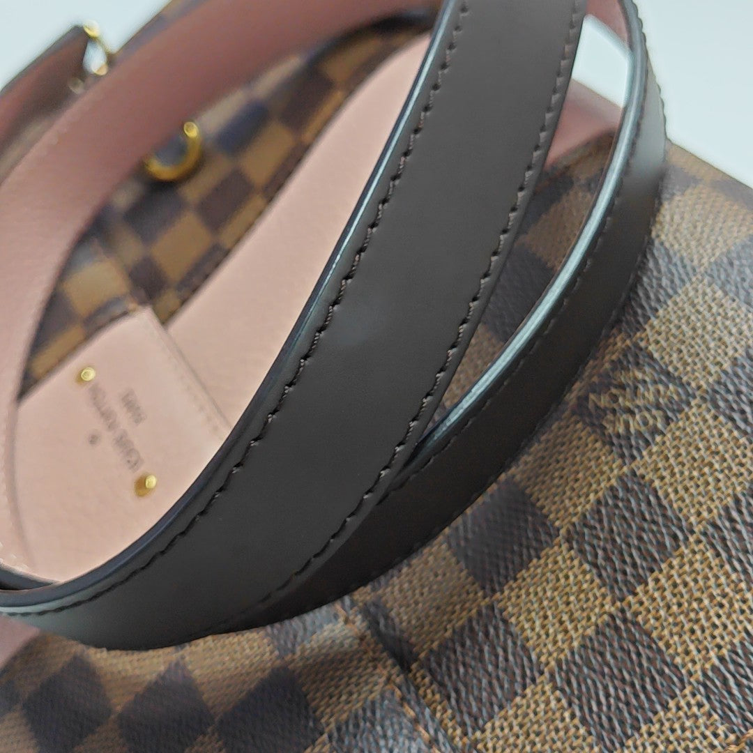 BOND STREET Damier Ebene Coated Canvas Brown
