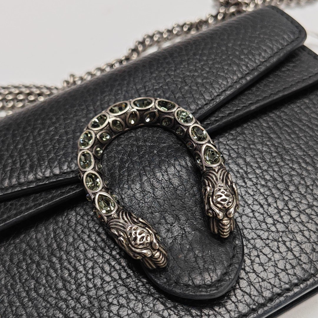 Dionysus Super Mini Calfskin Black
