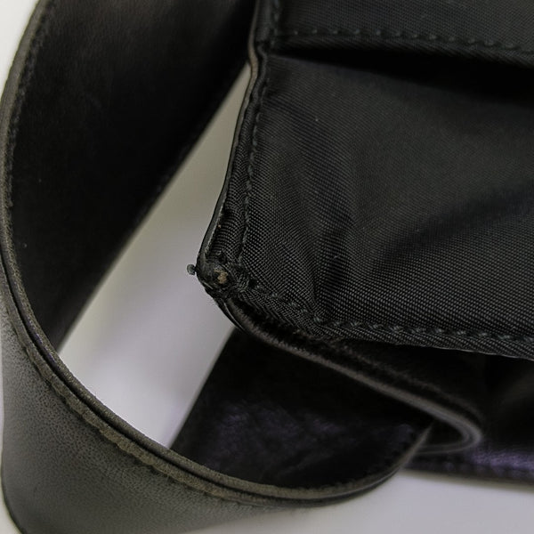 Nylon Shoulder Bag Black