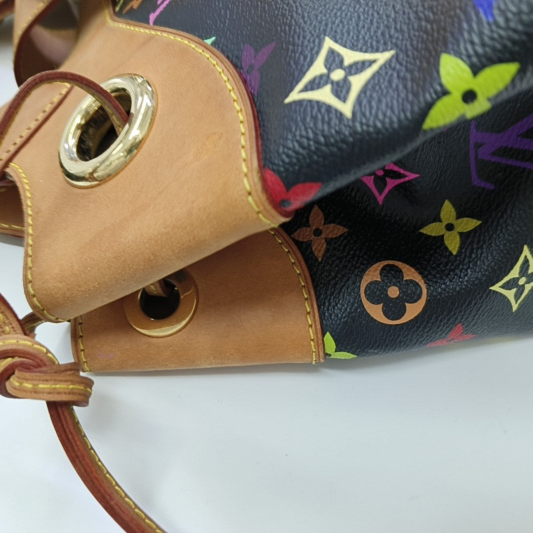 LV × TM URSULA Monogram Coated Canvas Black
