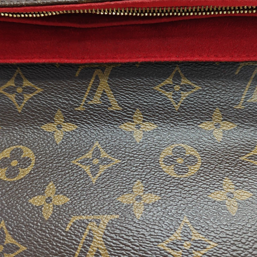 SAINT PLACIDE Monogram Coated Canvas Brown