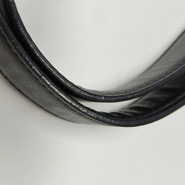 Lambskin Top Handle Bag Black