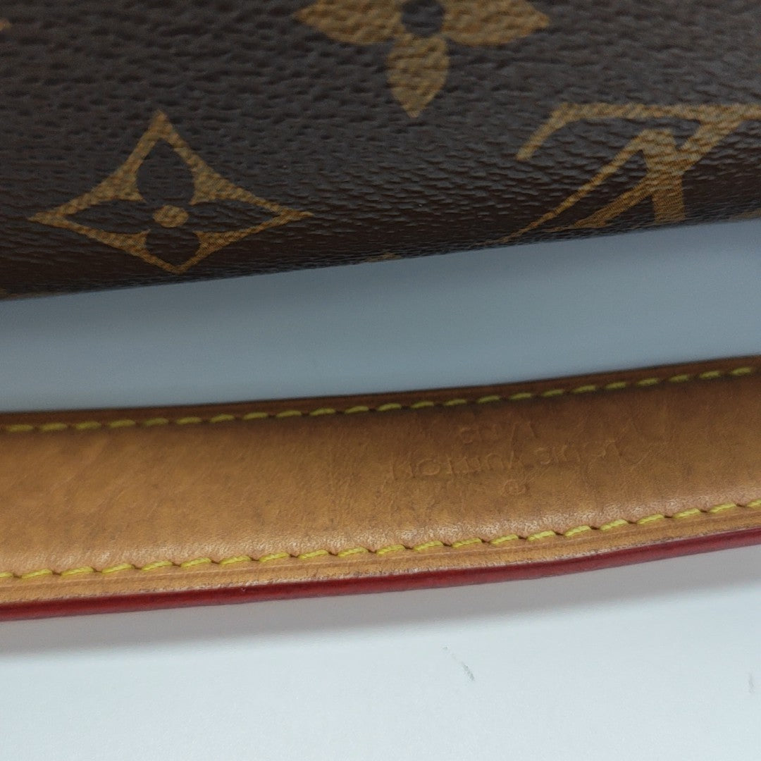SIDE TRUNK MM Monogram Coated Canvas Brown