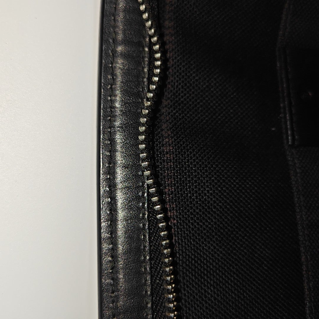 GG Supreme Monogram Coated Canvas Gray