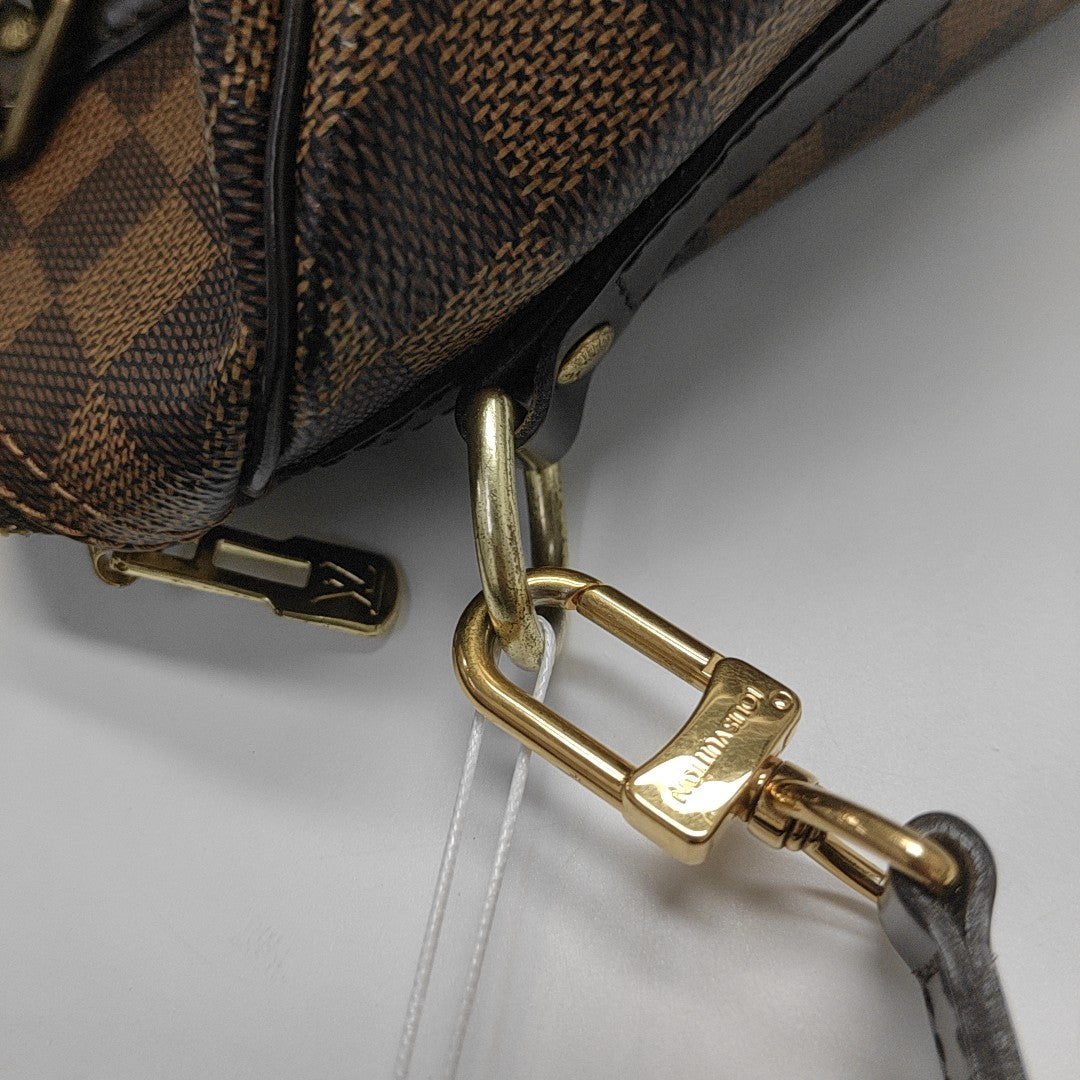 SPEEDY 25 Damier Ebene Coated Canvas Brown