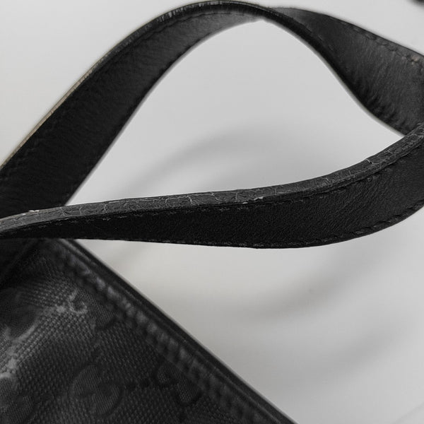 GG Imprime Monogram Coated Canvas Black