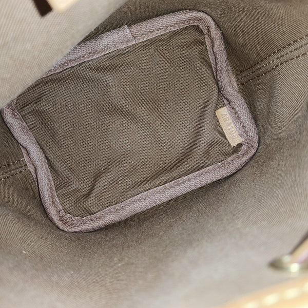 NÉONOÉ Nano Monogram Coated Canvas Brown