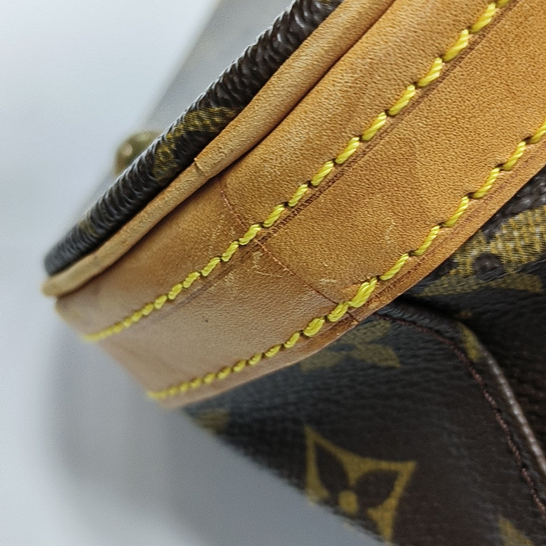 BUCKET PM Monogram Coated Canvas Brown