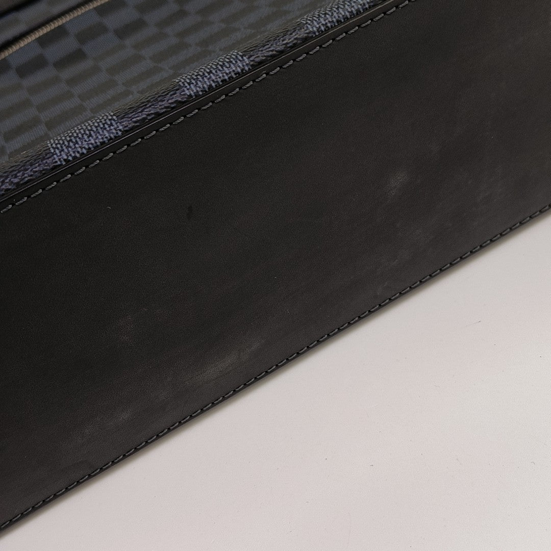 GREENWICH Damier Coated Canvas Blue