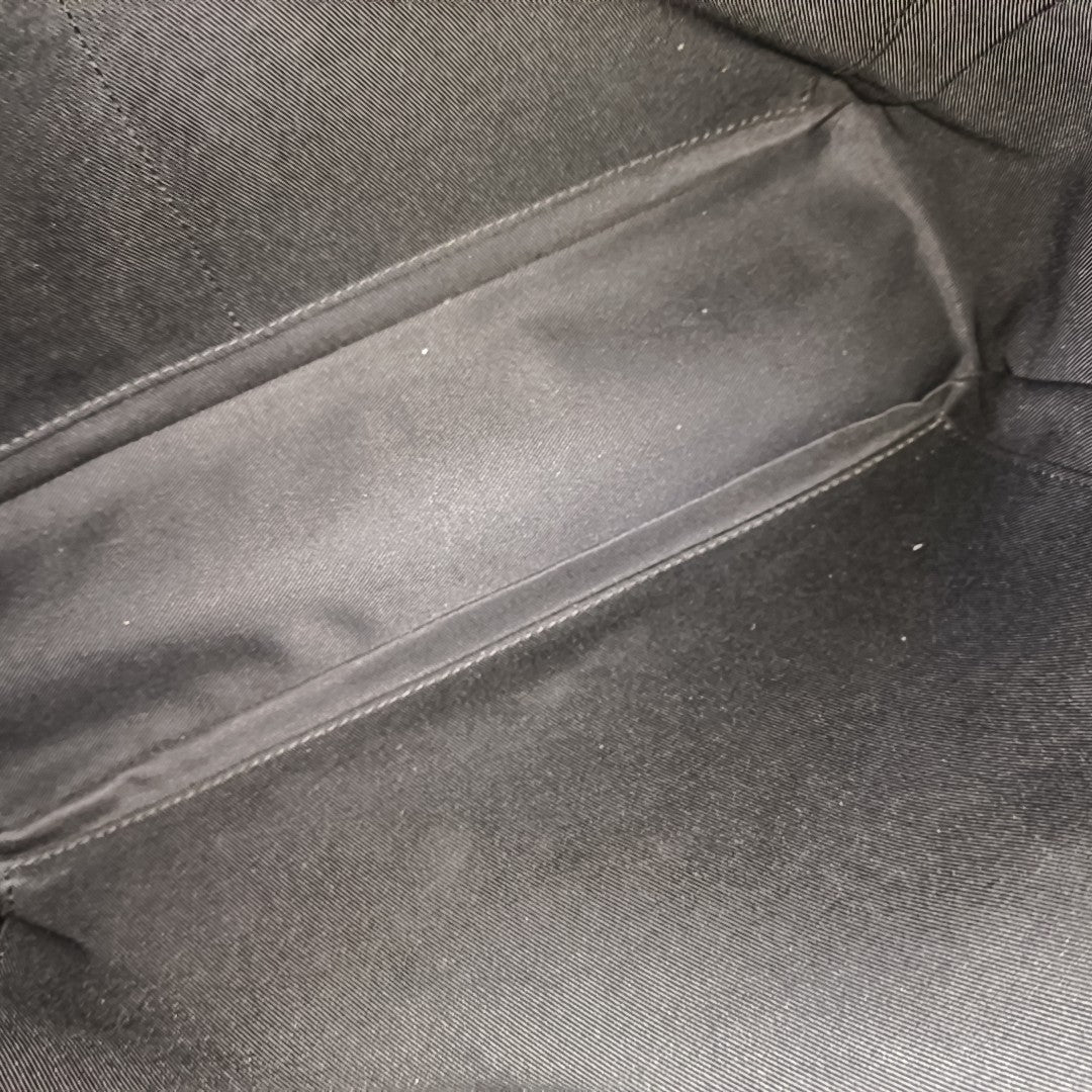 TADAO PM Damier Graphite Piel de Becerro Negra