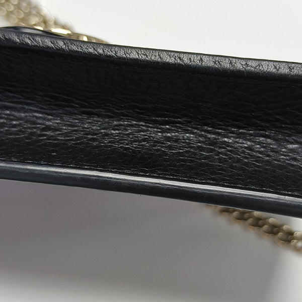 Interlocking G Small Calfskin Black