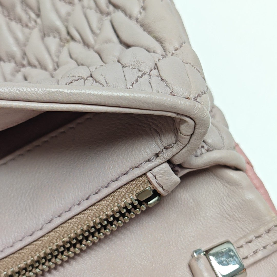 Crystal Quilted Lambskin Red