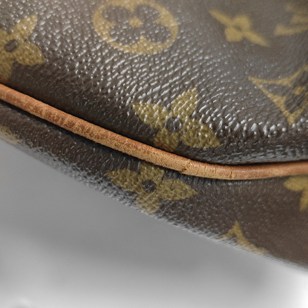 PALERMO PM Monogram Coated Canvas Brown