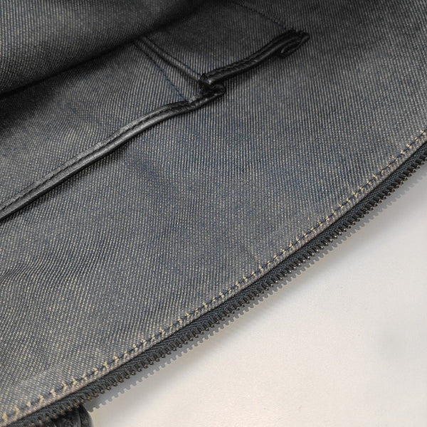 Canvas Top Handle Bag Blue