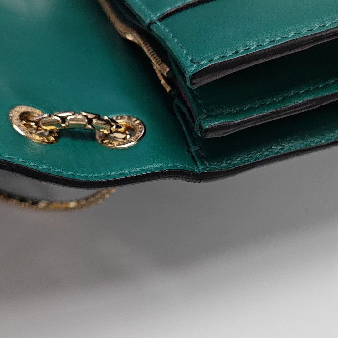 SERPENTI FOREVER Medium Calfskin Green