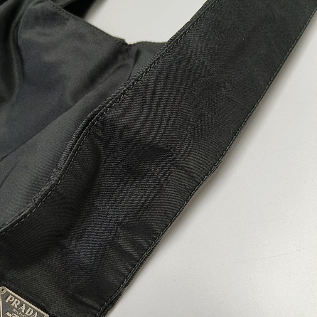 Nylon Shoulder Bag Black