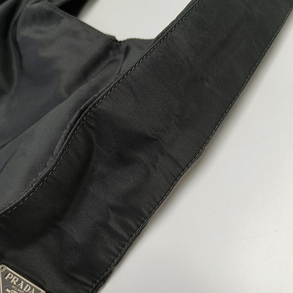 Nylon Shoulder Bag Black