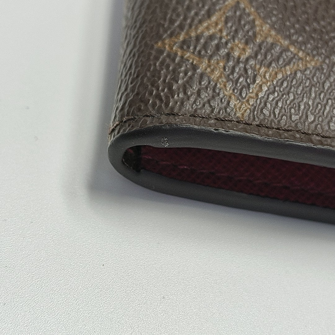 EMILIE Monogram Coated Canvas Brown Wallet