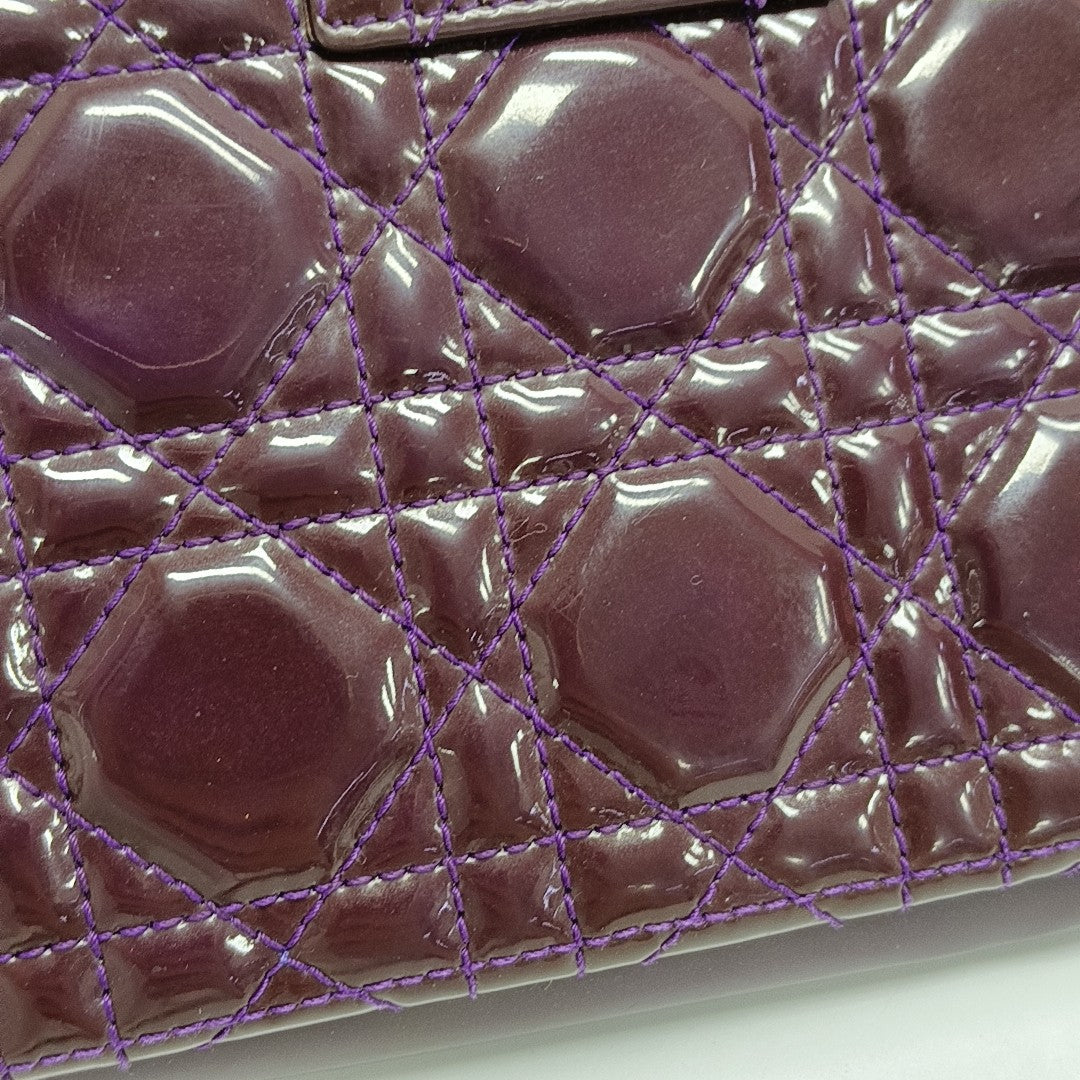 New Lock Cannage Calfskin Purple