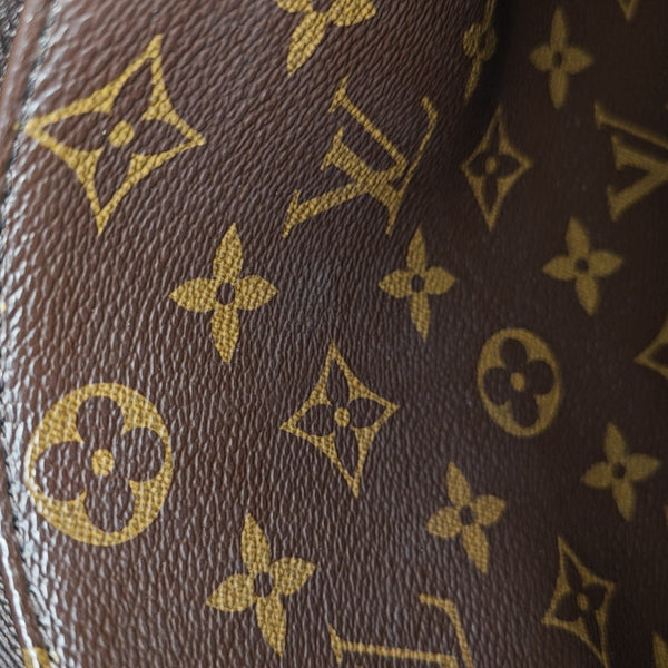 MONTAIGNE Monogram Coated Canvas Brown