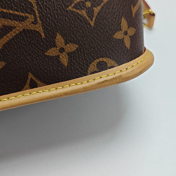 DIANE Monogram Coated Canvas Brown