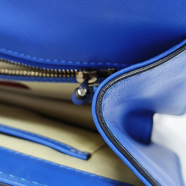 Glam Small Calfskin Blue