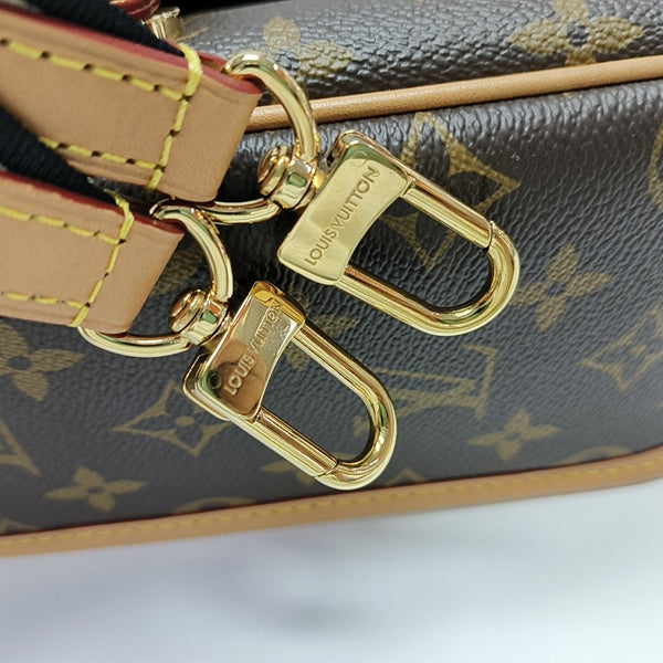 DIANE Monogram Coated Canvas Brown