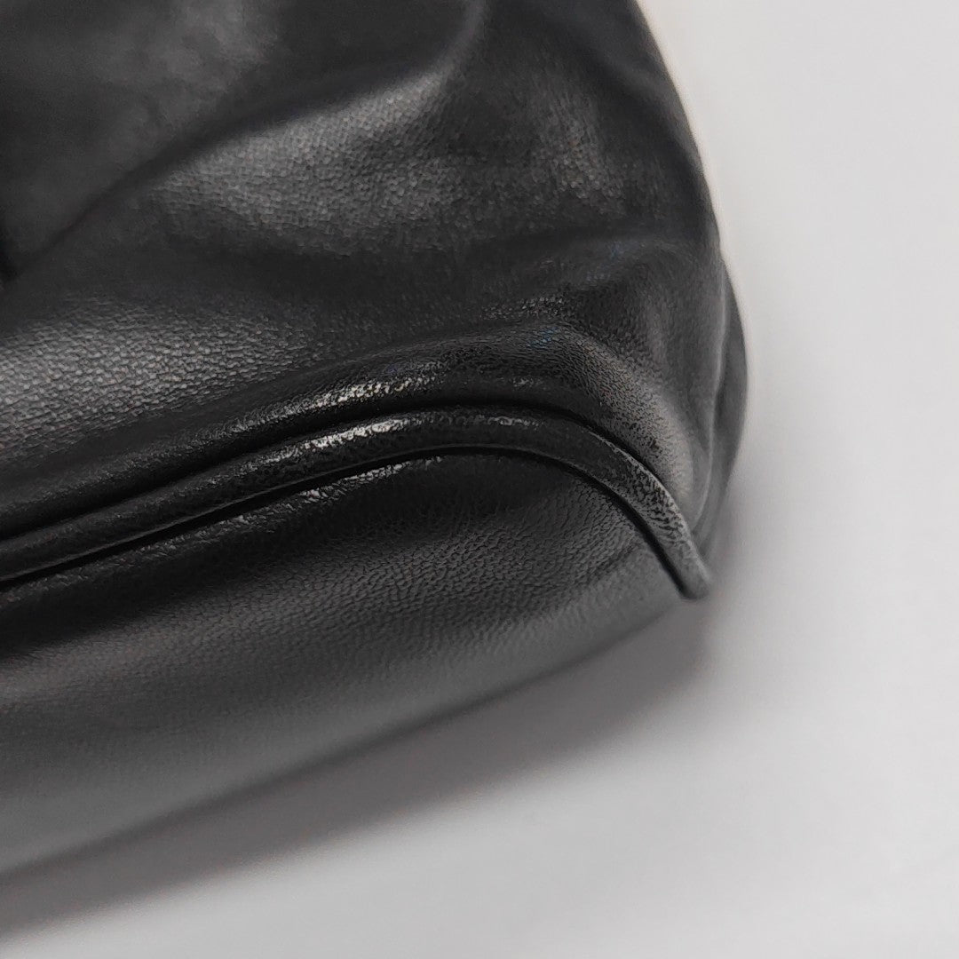 Lambskin Shoulder Bag Black