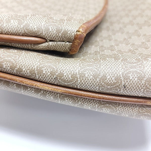 MACADAM CLUTCHES Coated Canvas Beige
