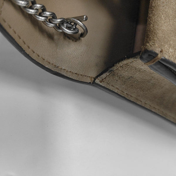 Dionysus Super Mini Monogram Coated Canvas Beige