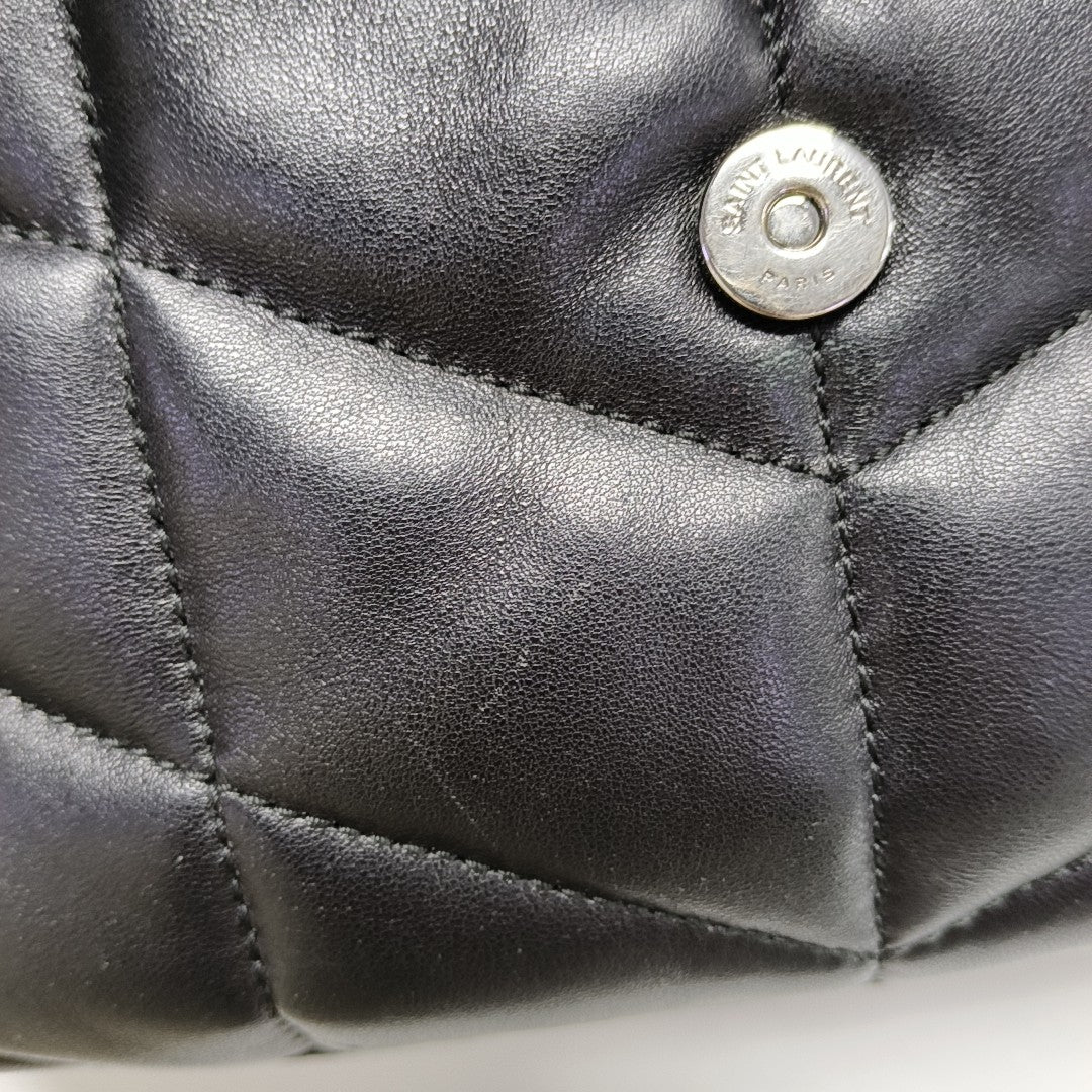 PUFFER Mini Quilted Lambskin Black