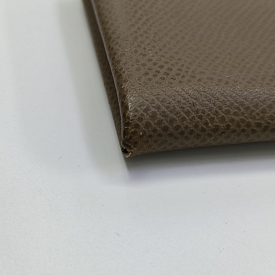 Calvi Epsom Gray Card Holder