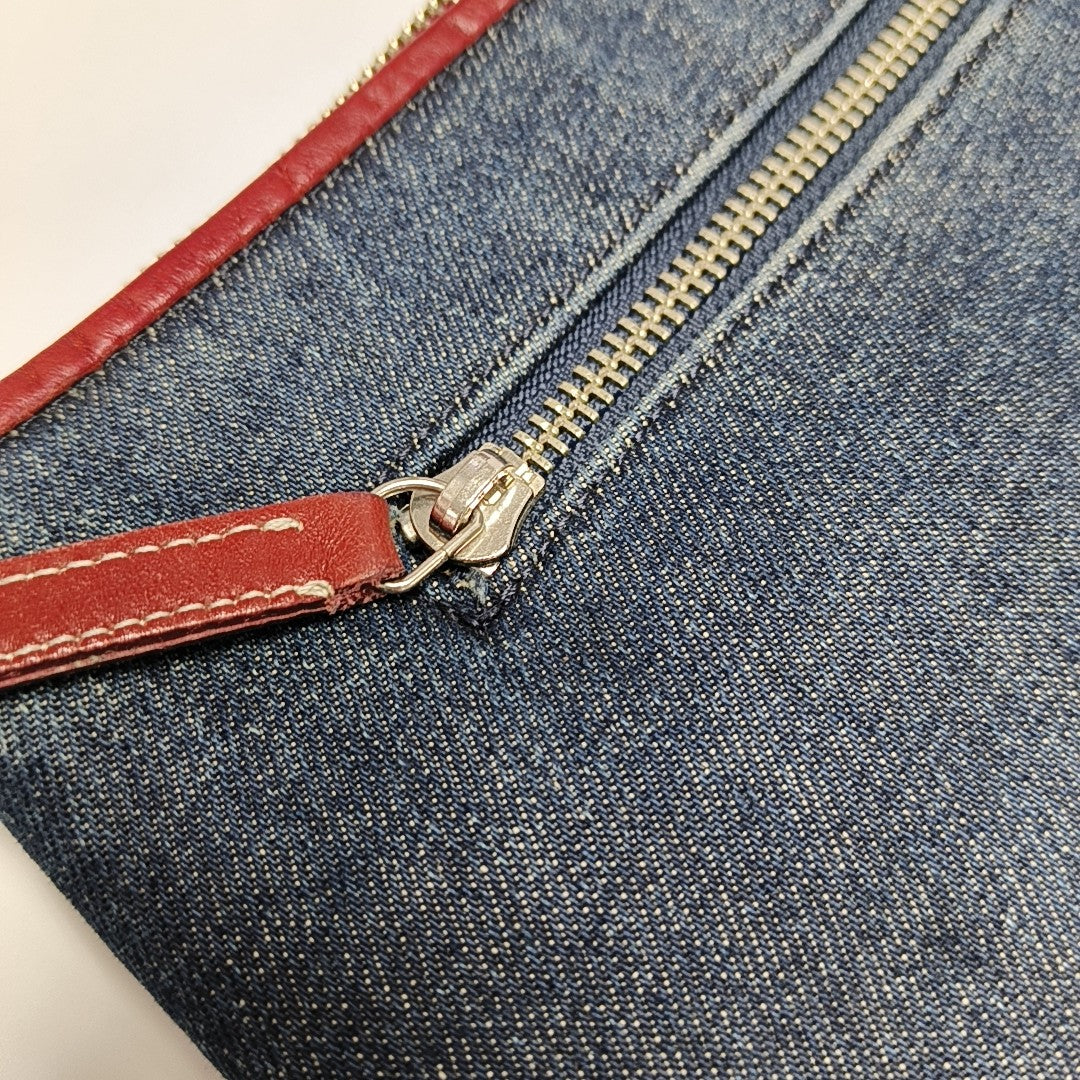 Canvas Shoulder Bag Blue