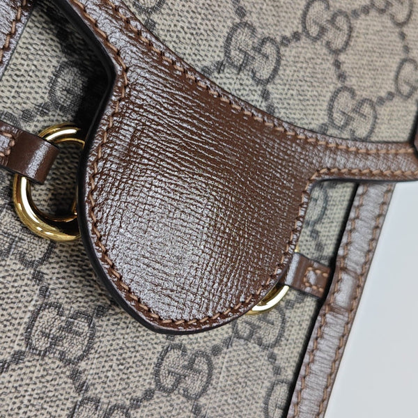 Horsebit 1955 Mini Coated Canvas Beige