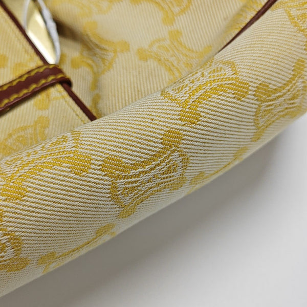 Canvas Top Handle Bag Yellow