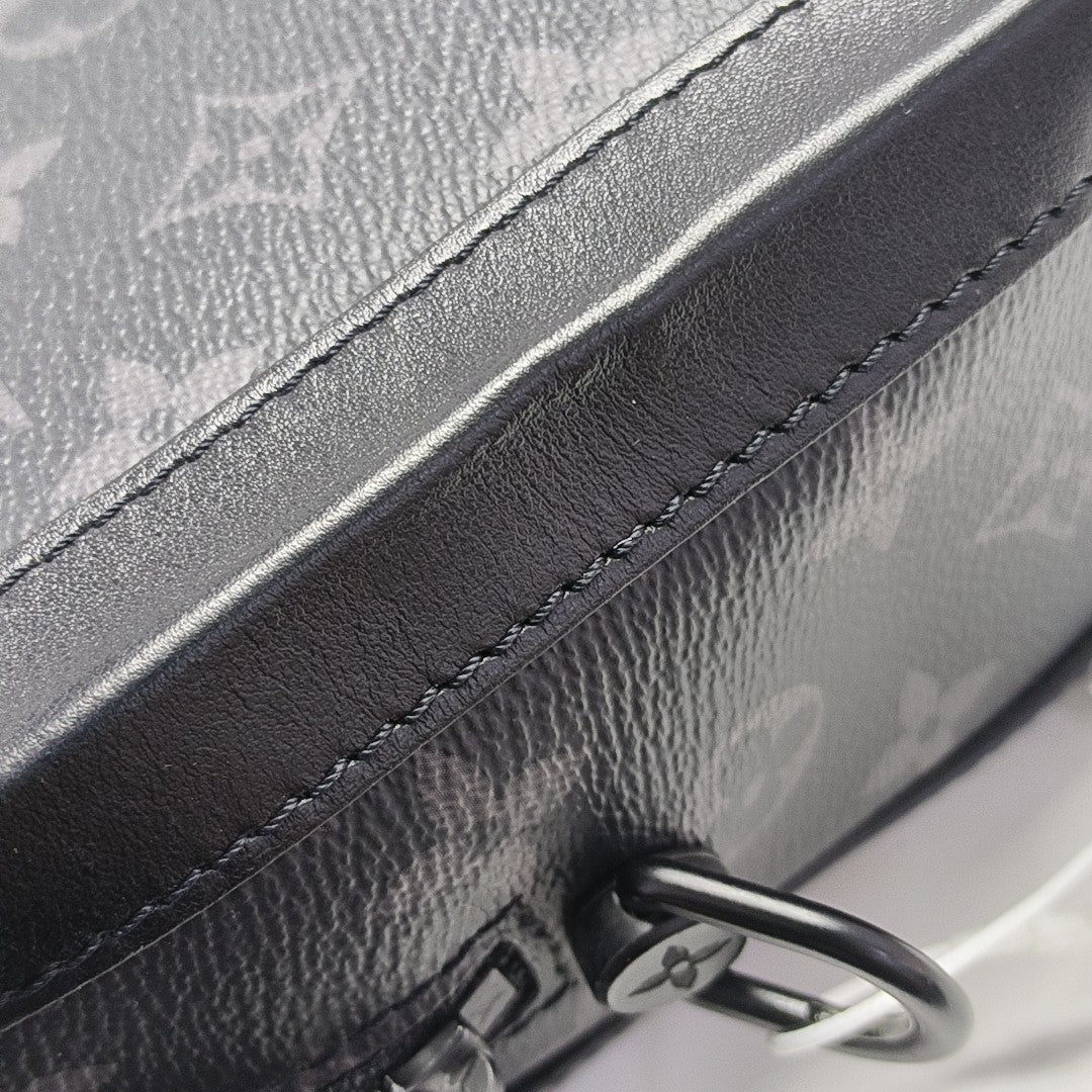 SOFT TRUNK Monogram Coated Canvas Black