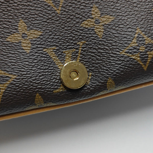 DIANE Monogram Coated Canvas Brown