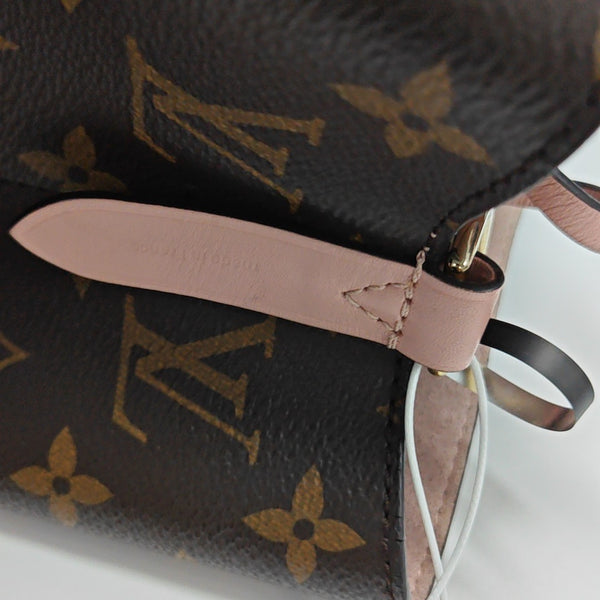 NÉONOÉ MM Monogram Coated Canvas Brown
