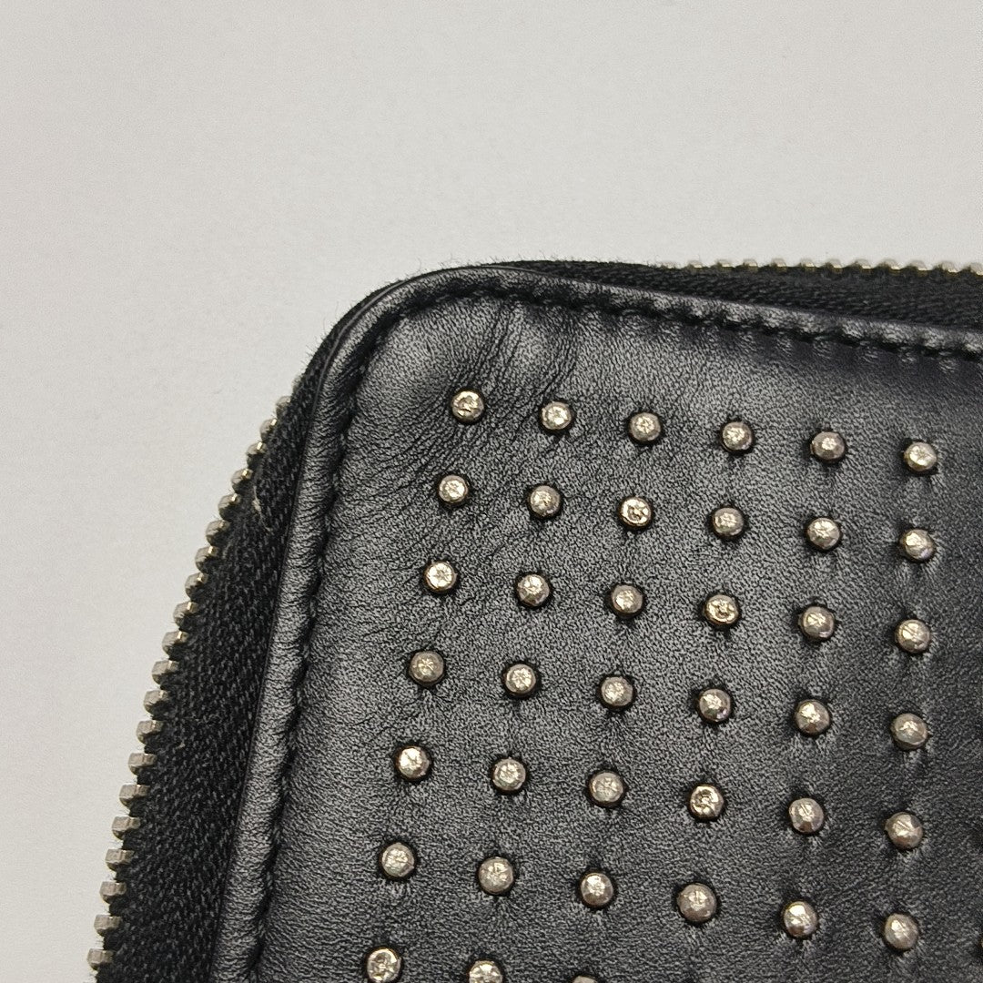 Calfskin Top Handle Bag Black
