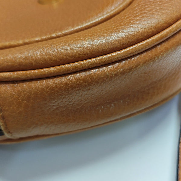 Calfskin Shoulder Bag Brown