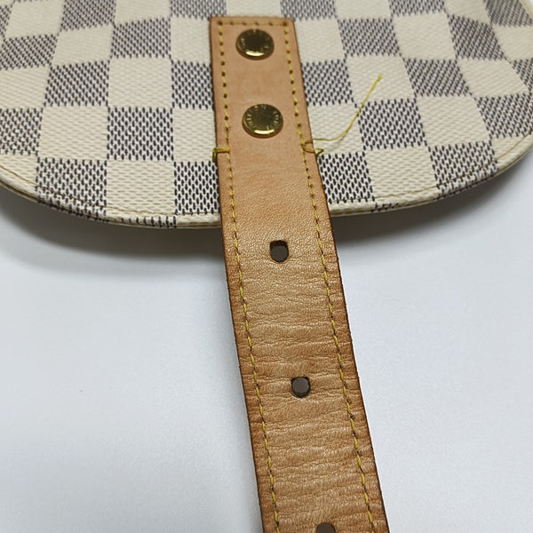 SPERONE Damier Azur Coated Canvas White