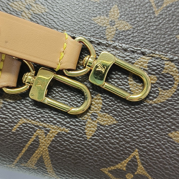 IVY Monogram Coated Canvas Brown