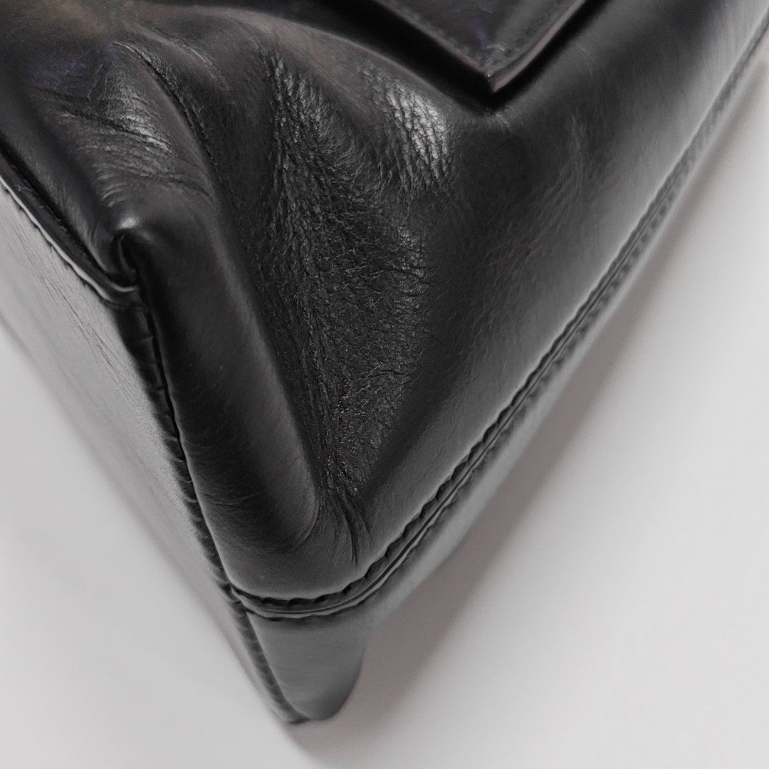 Downtown Small Calfskin Black