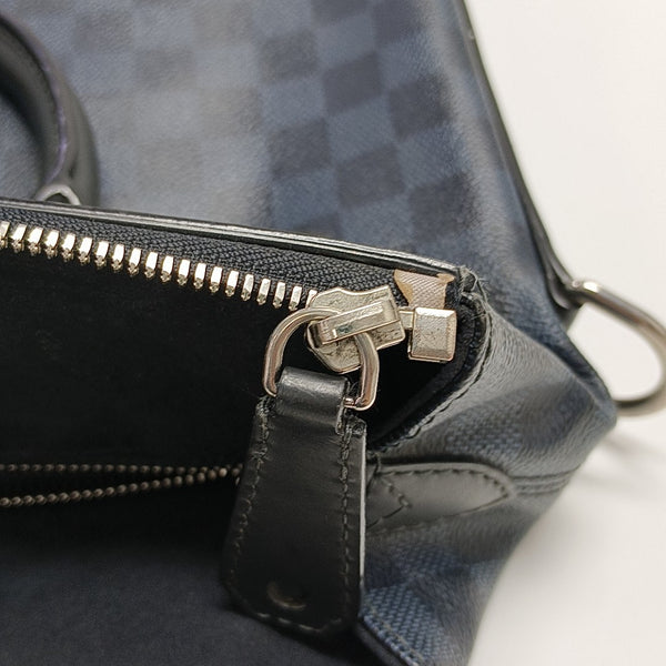 GREENWICH Damier Coated Canvas Blue
