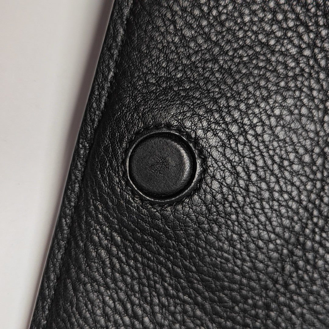 Calfskin Shoulder Bag Black