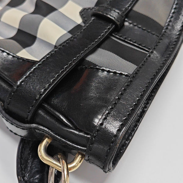 Canvas Top Handle Bag Black