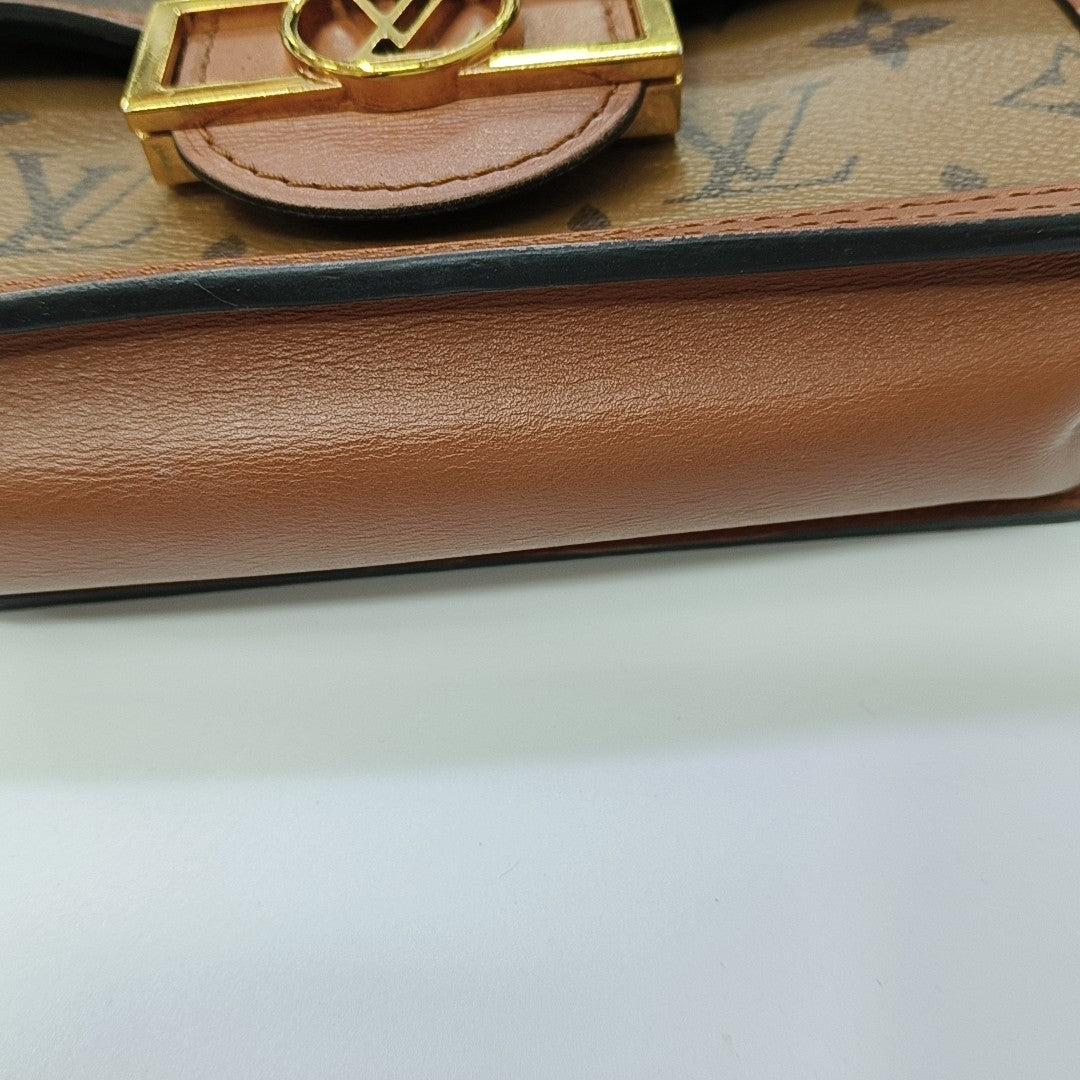 DAUPHINE WOC Monogram Coated Canvas Brown