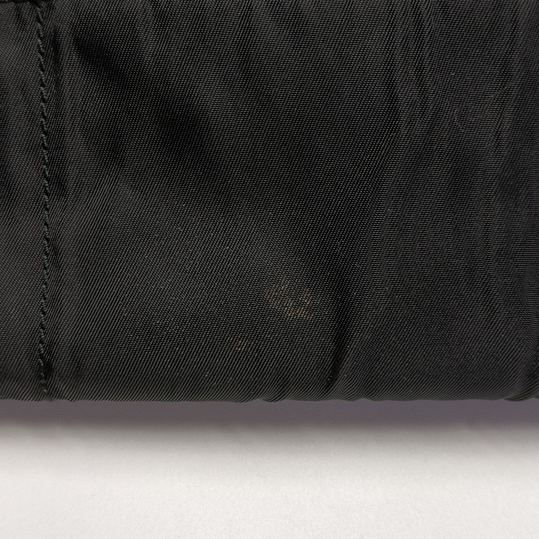 Nylon Shoulder Bag Black