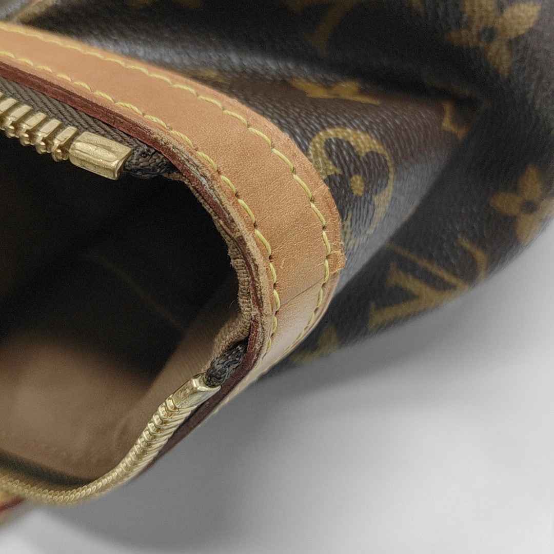 SEGUR Monogram Coated Canvas Brown