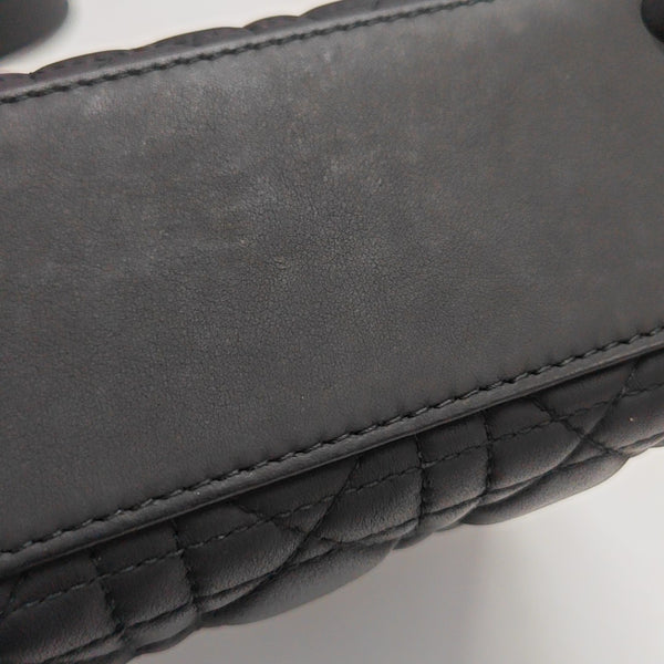 Lady Dior Small Cannage Calfskin Black